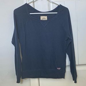 Hollister Dark Blue Long Sleeve Shirt